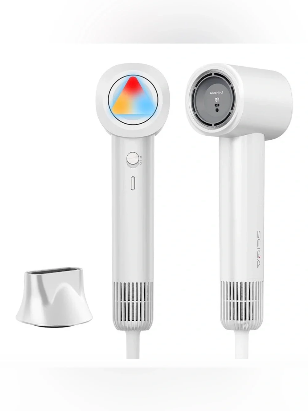 Smart Hair Dryer with Ionic Technology,Intelligent Heat Control